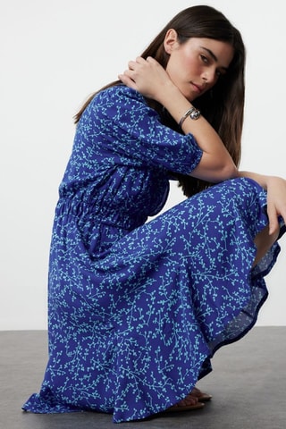 Robe patineuse - Bleu roi