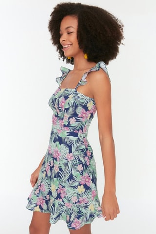 Robe droite - Bleu marine