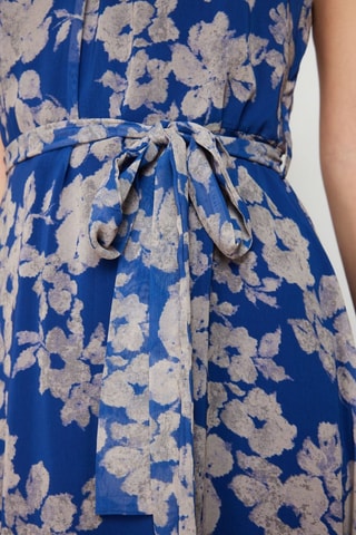 Robe midi - Bleu marine