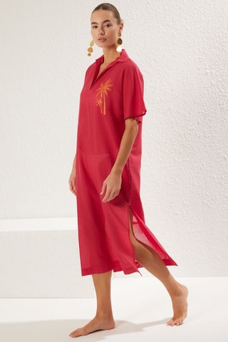 Robe de plage - Fuchsia