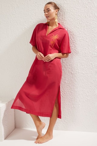 Robe de plage - Fuchsia