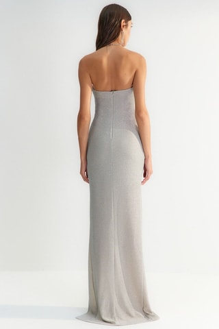 Robe longue - Gris clair