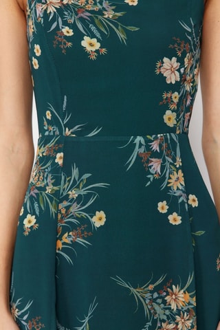 Robe midi - Vert