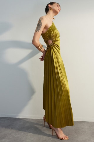 Robe asymétrique - Vert clair