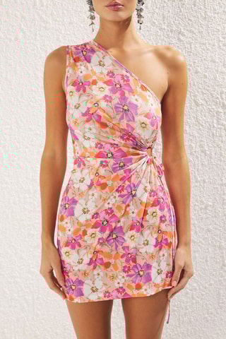 Robe asymétrique - Rose