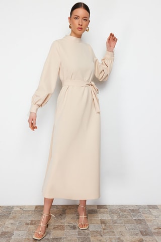 Robe longue - Beige