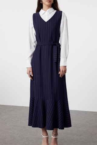 Robe longue - Bleu