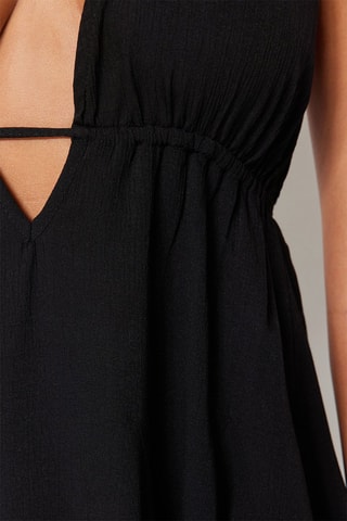 Robe de plage - Noir