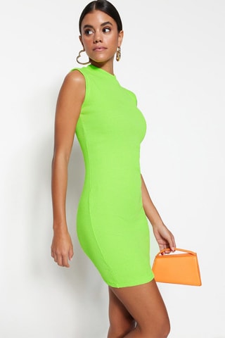 Robe fourreau - Vert