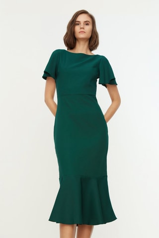 Robe midi - Vert