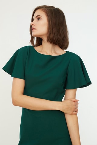 Robe midi - Vert