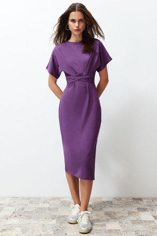 Robe midi - Violet