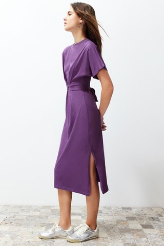 Robe midi - Violet