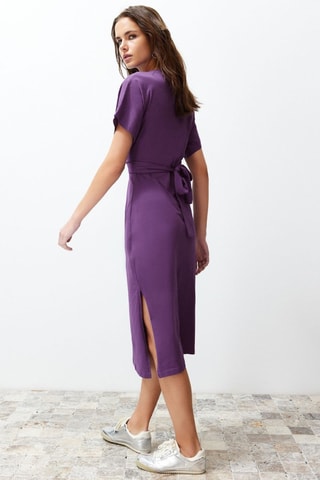 Robe midi - Violet