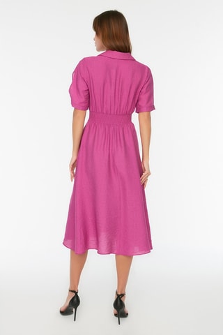 Robe midi - Rose