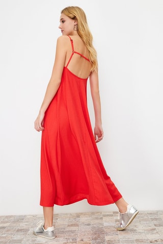 Robe longue - Rouge