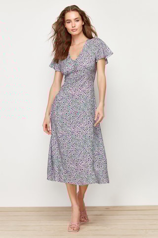 Robe midi - Vert