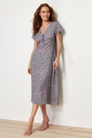 Robe midi - Vert