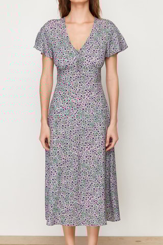 Robe midi - Vert