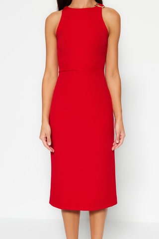 Robe droite - Rouge
