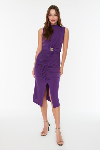 Robe midi - Violet