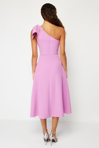 Robe asymétrique - Rose