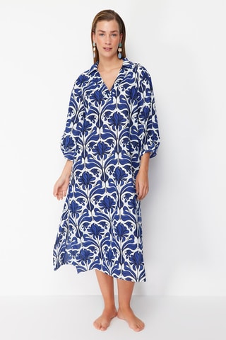 Robe droite - Bleu marine