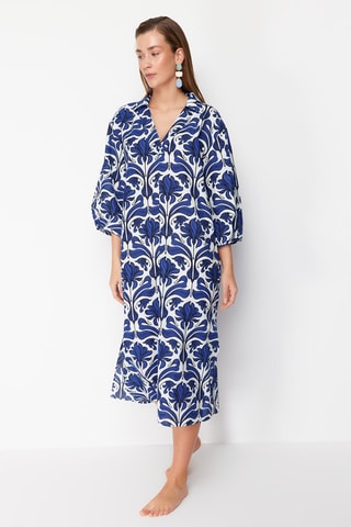 Robe droite - Bleu marine