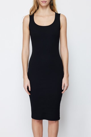 Robe fourreau - Noir