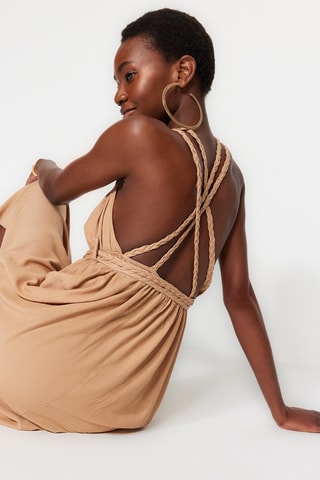 Robe longue - Beige