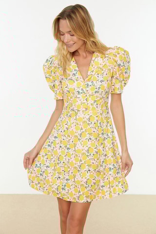 Robe patineuse - Jaune