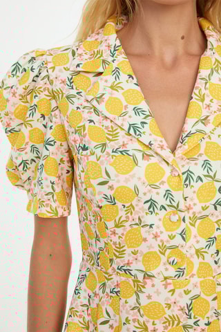 Robe patineuse - Jaune