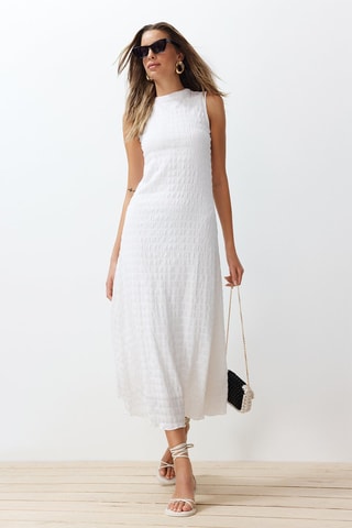 Robe longue - Blanc