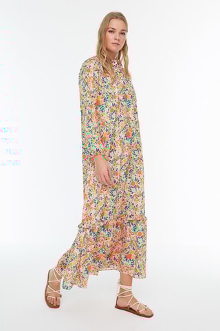 Robe longue regular - Orange