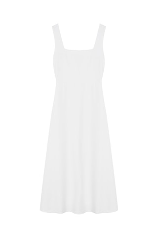 Robe midi - Blanc