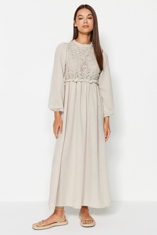 Robe longue - Beige