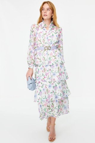 Robe longue - Blanc