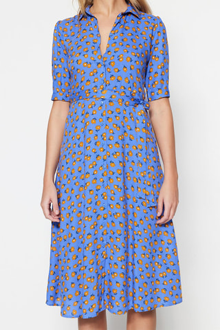Robe chemise - Bleu