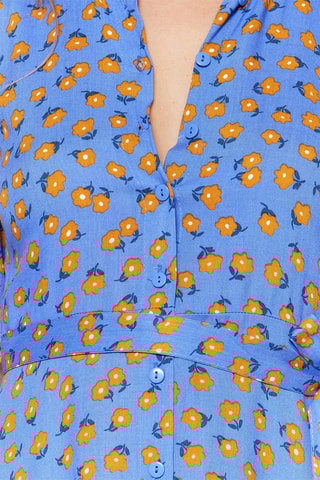 Robe chemise - Bleu