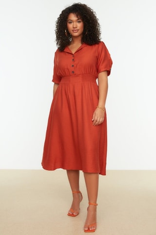Robe patineuse - Orange