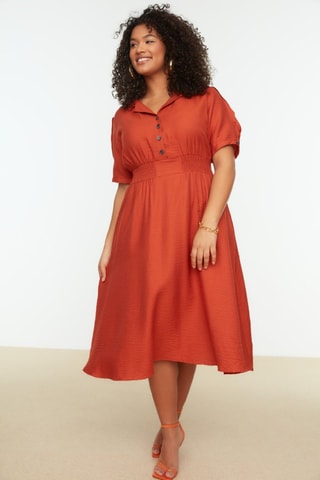 Robe patineuse - Orange