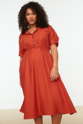 Robe patineuse - Orange
