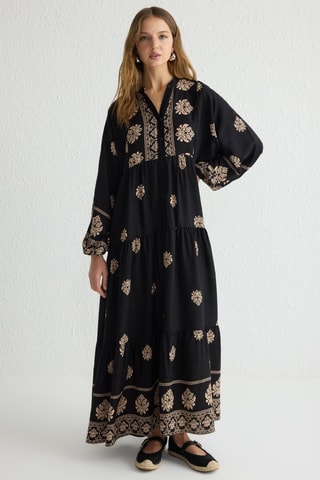 Robe longue - Noir
