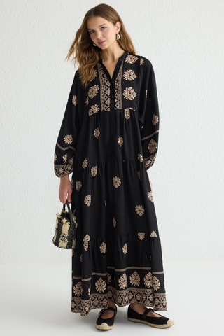 Robe longue - Noir