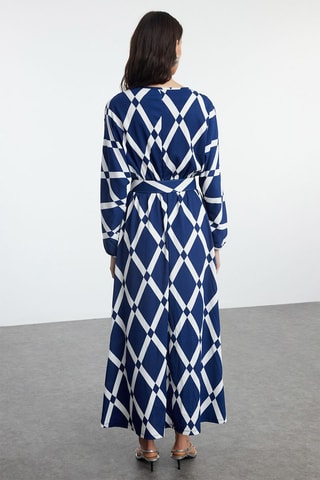 Robe longue - Bleu