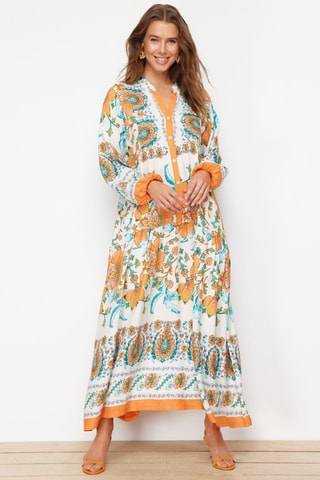 Robe longue - Orange