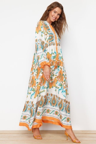 Robe longue - Orange