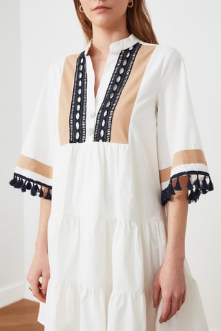 Robe trapèze - Blanc