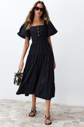 Robe midi - Noir