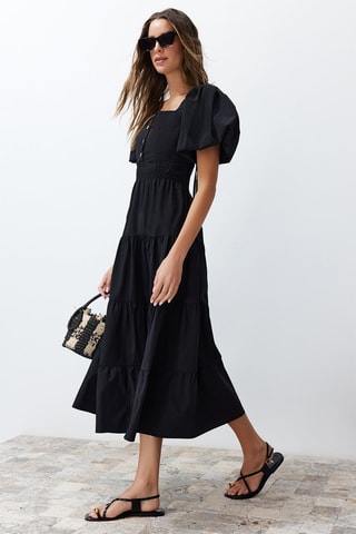 Robe midi - Noir